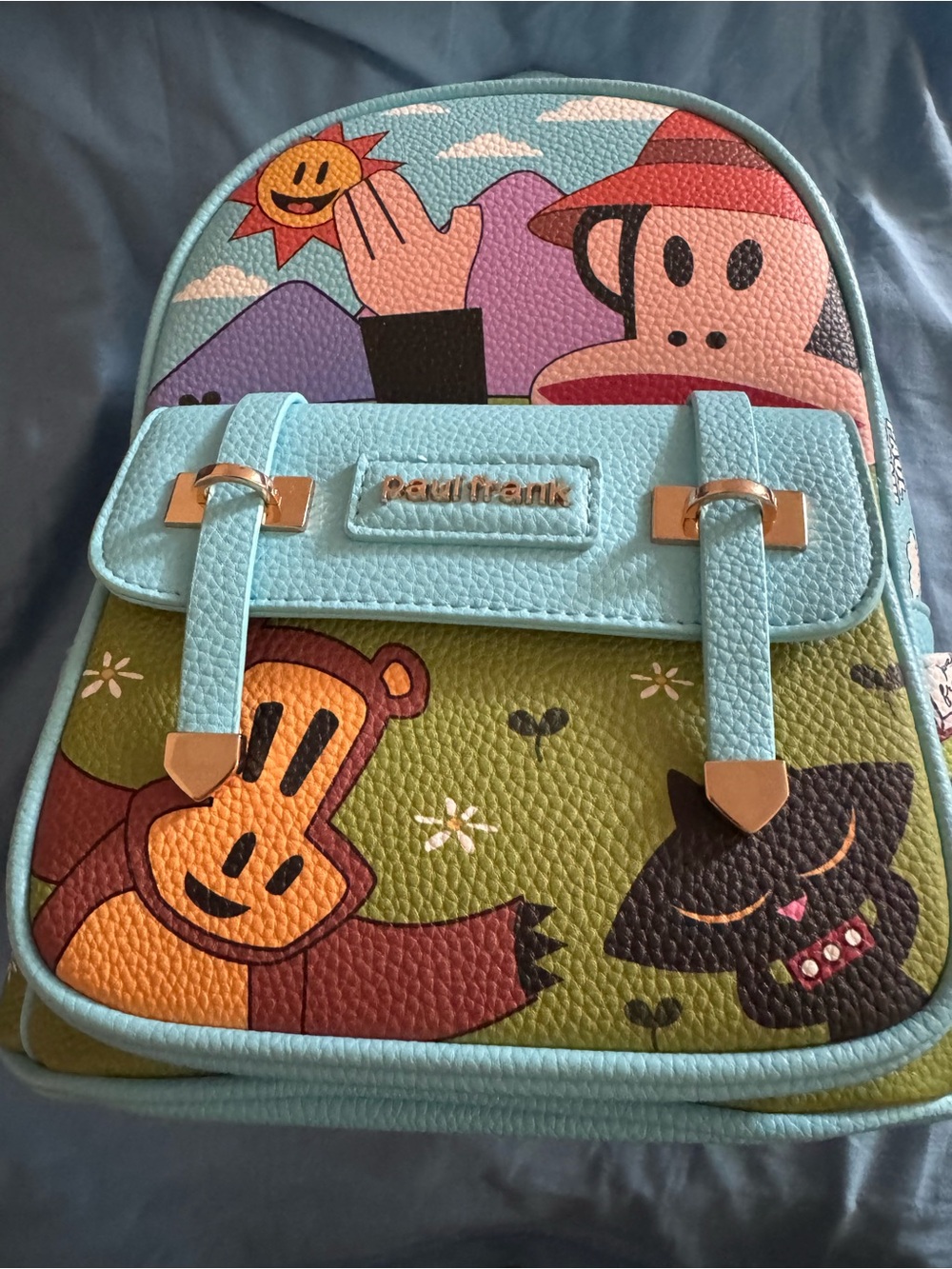Wondapop Paul Frank Mini Backpack with Cartoon Print